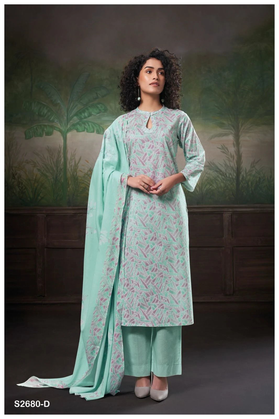 Ganga Neeva 2680 Premium Cotton Printed Wholesale Printed Salwar Suit Catalog — Wholesale Salwar Suits, Ganga wholesale from Surat - Gallery Image 4